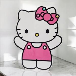 Sanrio Hello Kitty Wood Wall Decor Or Tabletop 7.5"x6"x1.5" NWT